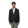 Giacca Tagliatore in Hopsack Blu